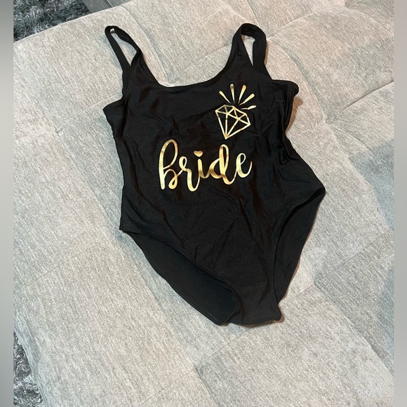 *NEW* Bride Black One Piece Swimsuit Size 10/12 (XL) - Picture 9 of 12